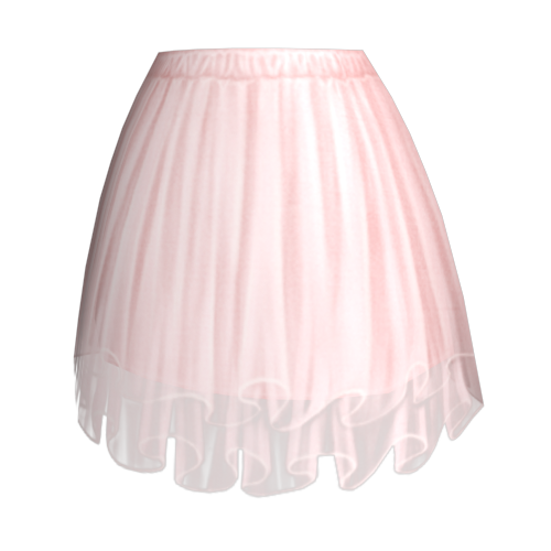 Váy xếp ly, hồng baby, bèo nhún 7 ngày